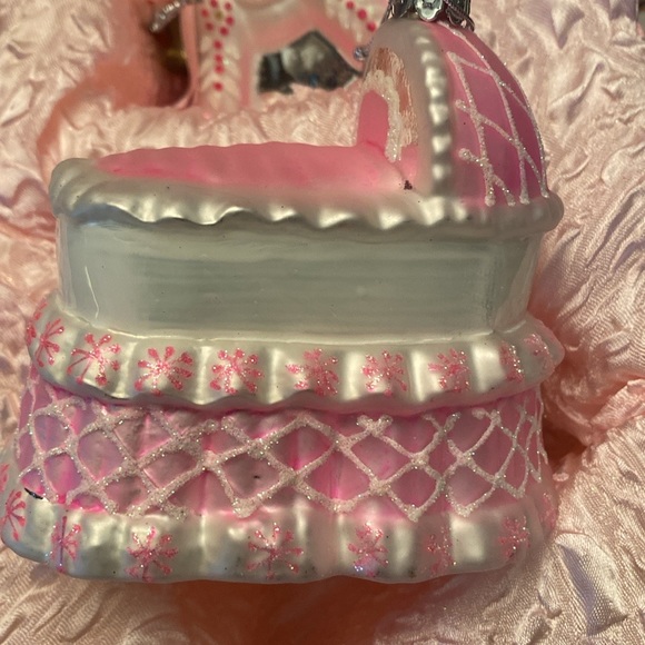 Kurt S. Adler Baby Girl First Christmas Ornament Set - Picture 8 of 16